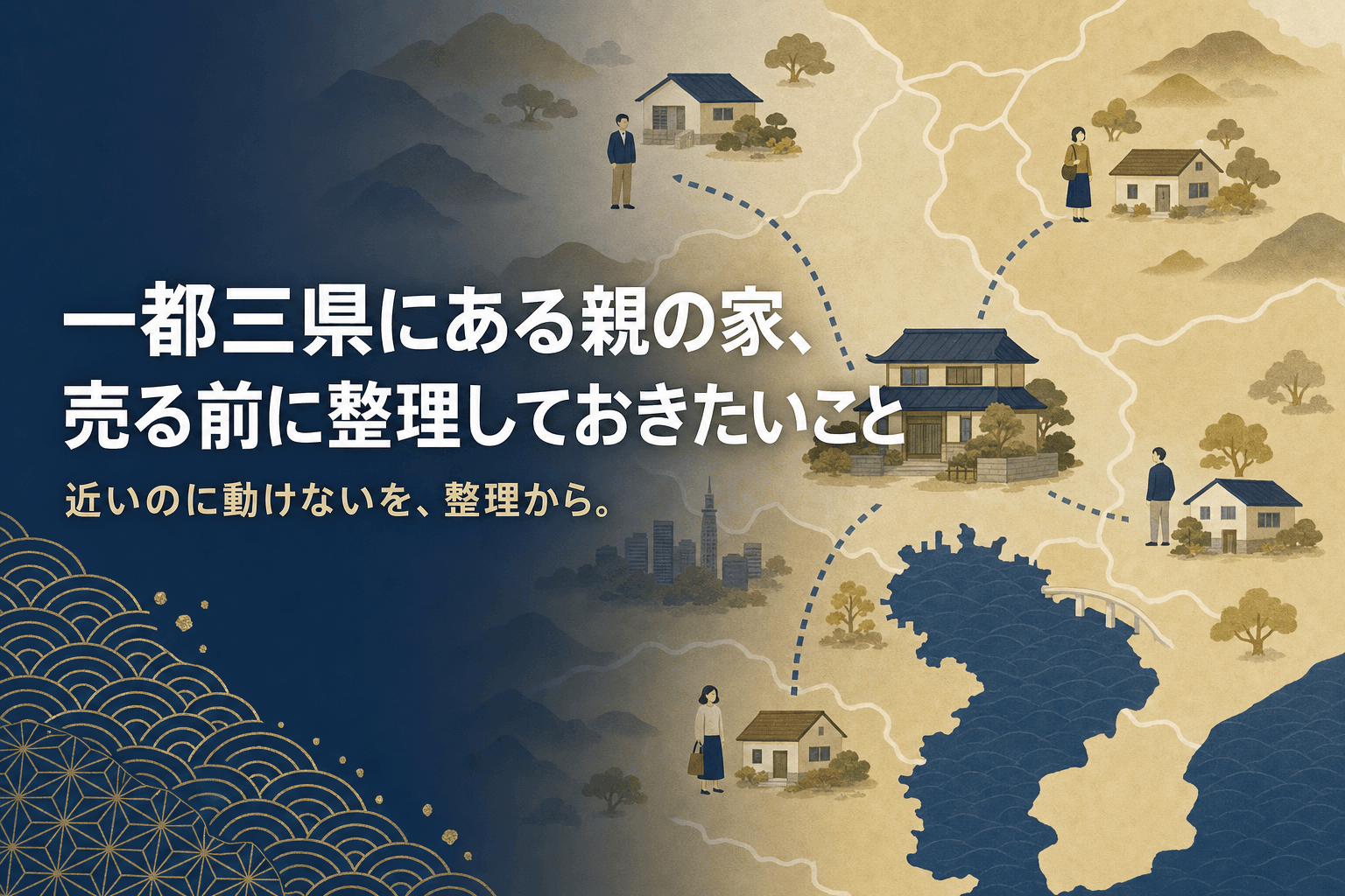 一都三県にある親の家、売る前に整理しておきたいこと|親の家これから相談室