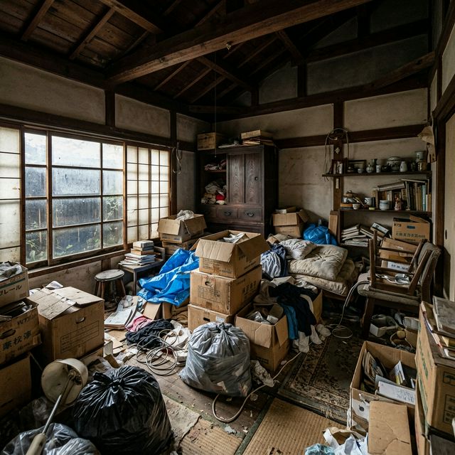 荷物が大量で手がつけられない